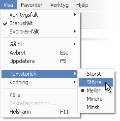 Så här anpassar du textstorleken i din webbläsare